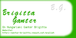 brigitta ganter business card